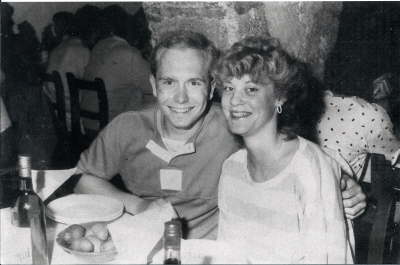 Trudy and I. Our first holiday abroad together (1986)